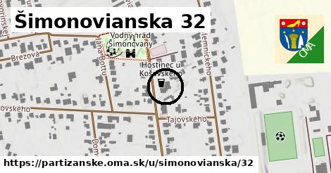 Šimonovianska 32, Partizánske