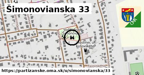 Šimonovianska 33, Partizánske