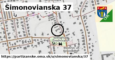 Šimonovianska 37, Partizánske