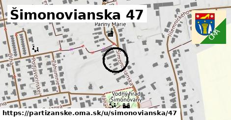 Šimonovianska 47, Partizánske