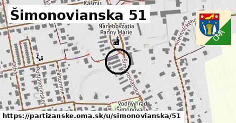 Šimonovianska 51, Partizánske