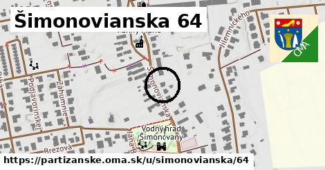 Šimonovianska 64, Partizánske