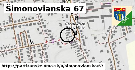Šimonovianska 67, Partizánske
