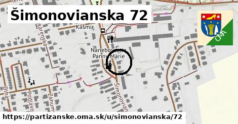 Šimonovianska 72, Partizánske