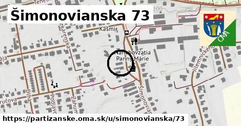 Šimonovianska 73, Partizánske