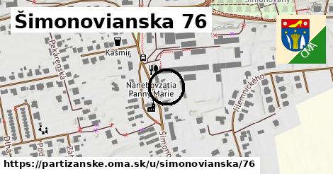 Šimonovianska 76, Partizánske