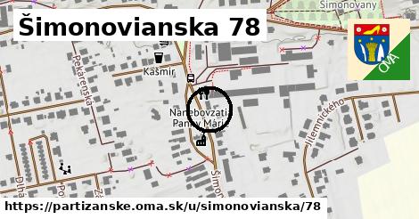 Šimonovianska 78, Partizánske