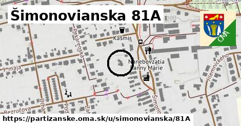 Šimonovianska 81A, Partizánske