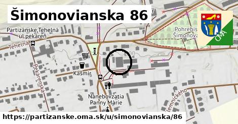Šimonovianska 86, Partizánske