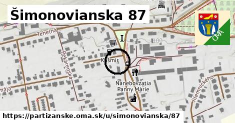 Šimonovianska 87, Partizánske