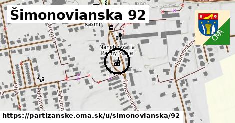 Šimonovianska 92, Partizánske