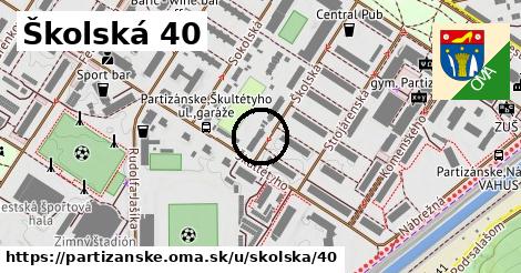 Školská 40, Partizánske