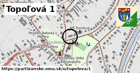 Topoľová 1, Partizánske