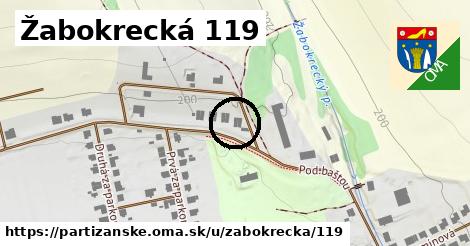 Žabokrecká 119, Partizánske