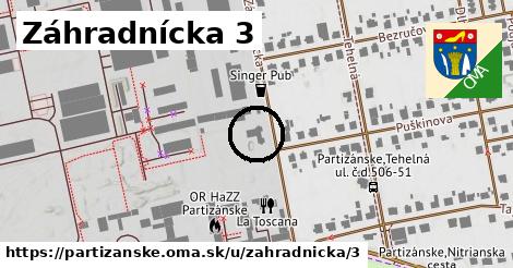 Záhradnícka 3, Partizánske