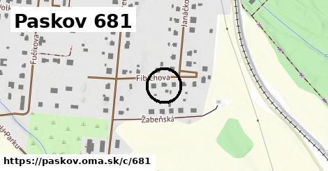 Paskov <span class="supisne">681</span>