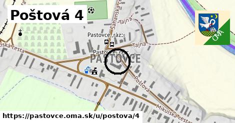 Poštová 4, Pastovce