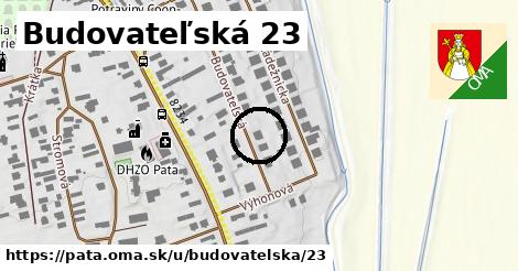 Budovateľská 23, Pata