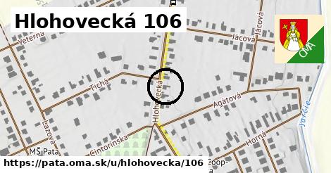 Hlohovecká 106, Pata