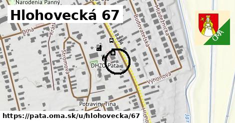 Hlohovecká 67, Pata