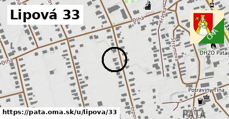 Lipová 33, Pata