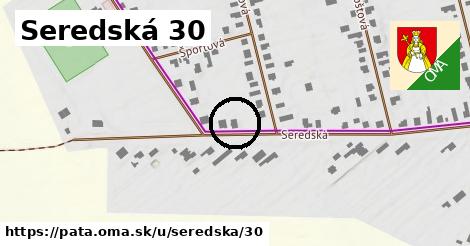 Seredská 30, Pata