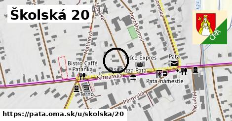 Školská 20, Pata