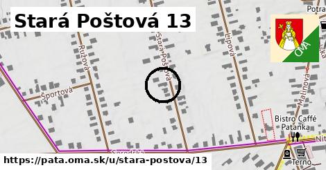 Stará Poštová 13, Pata