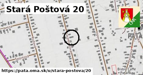 Stará Poštová 20, Pata