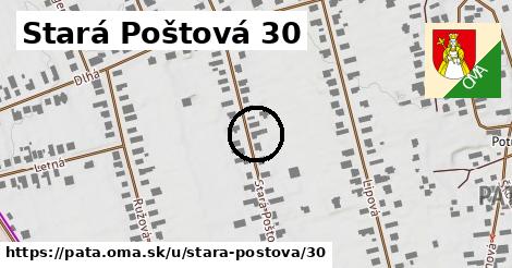 Stará Poštová 30, Pata