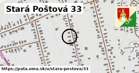 Stará Poštová 33, Pata