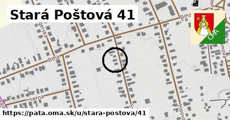 Stará Poštová 41, Pata