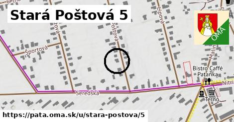 Stará Poštová 5, Pata