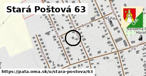 Stará Poštová 63, Pata