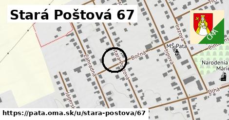 Stará Poštová 67, Pata