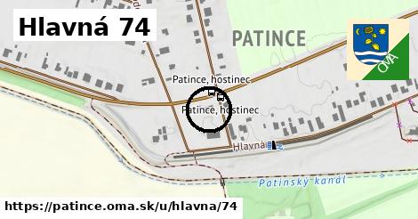 Hlavná 74, Patince