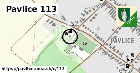 Pavlice <span class="supisne">113</span>