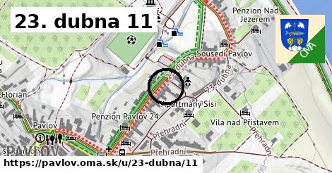 23. dubna 11, Pavlov