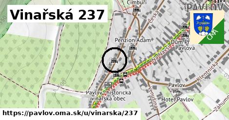 Vinařská 237, Pavlov