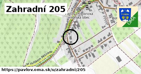 Zahradní 205, Pavlov