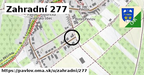 Zahradní 277, Pavlov