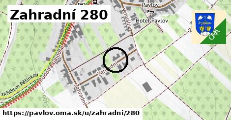 Zahradní 280, Pavlov