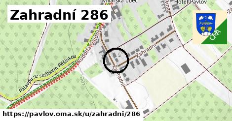 Zahradní 286, Pavlov