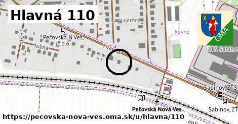 Hlavná 110, Pečovská Nová Ves