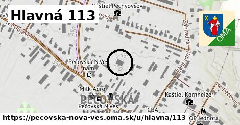 Hlavná 113, Pečovská Nová Ves