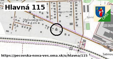 Hlavná 115, Pečovská Nová Ves