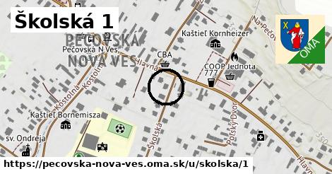 Školská 1, Pečovská Nová Ves