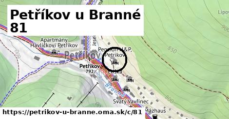 Petříkov u Branné <span class="supisne">81</span>