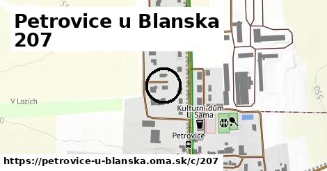Petrovice u Blanska <span class="supisne">207</span>