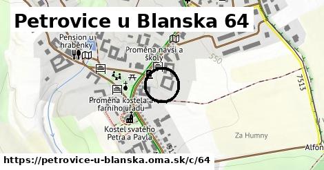 Petrovice u Blanska <span class="supisne">64</span>